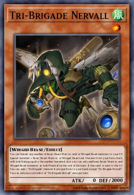 Tri-Brigade Nervall Yu-Gi-Oh card