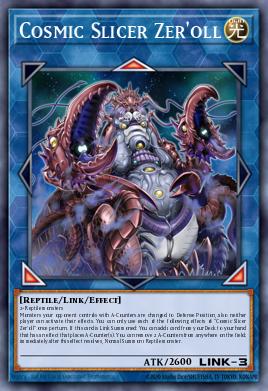Cosmic Slicer Zer'oll Yu-Gi-Oh card
