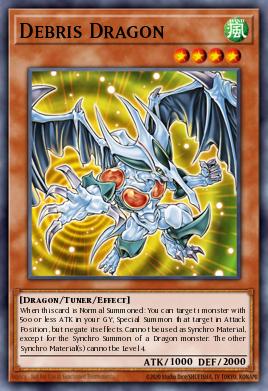 Debris Dragon Yu-Gi-Oh card