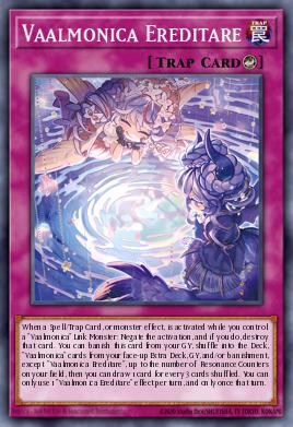 Vaalmonica Ereditare Yu-Gi-Oh card