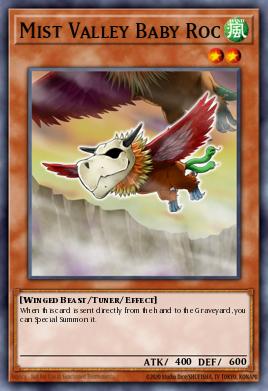Mist Valley Baby Roc Yu-Gi-Oh card