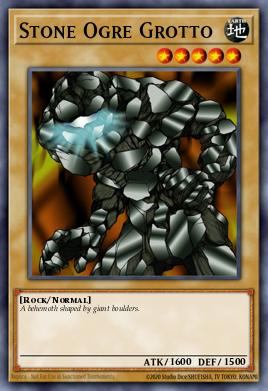 Stone Ogre Grotto Yu-Gi-Oh card