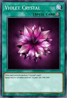 Violet Crystal Yu-Gi-Oh card