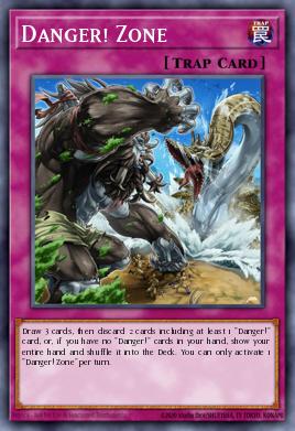 Danger! Zone Yu-Gi-Oh card
