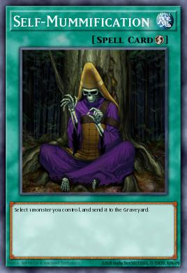 Self-Mummification Yu-Gi-Oh card