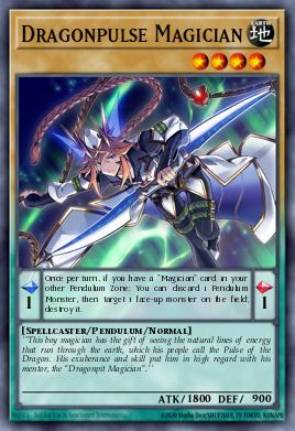 Dragonpulse Magician Yu-Gi-Oh card