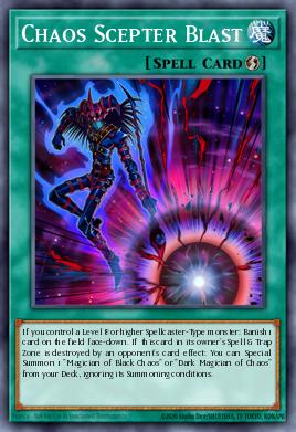 Chaos Scepter Blast Yu-Gi-Oh card
