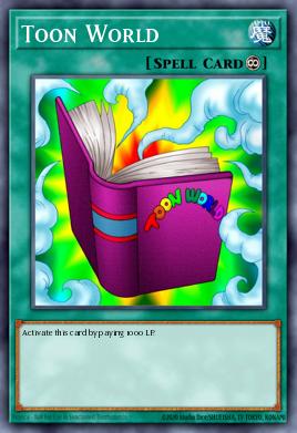 Toon World Yu-Gi-Oh card