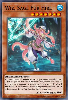 Wiz, Sage Fur Hire Yu-Gi-Oh card