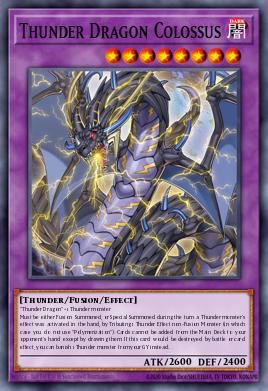 Thunder Dragon Colossus Yu-Gi-Oh card