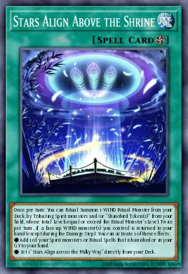 Stars Align Above the Shrine Yu-Gi-Oh card