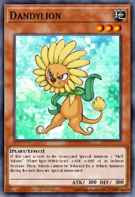 Dandylion Yu-Gi-Oh card
