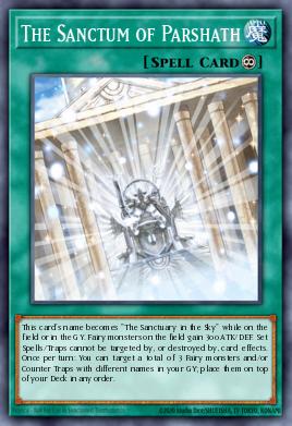 The Sanctum of Parshath Yu-Gi-Oh card