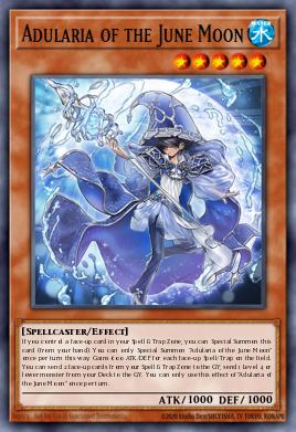 Adularia of the June Moon Yu-Gi-Oh card
