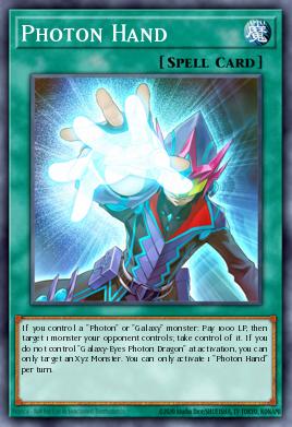 Photon Hand Yu-Gi-Oh card