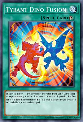 Tyrant Dino Fusion Yu-Gi-Oh card