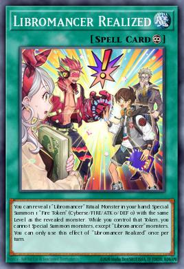 Libromancer Realized Yu-Gi-Oh card