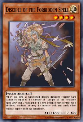 Disciple of the Forbidden Spell Yu-Gi-Oh card