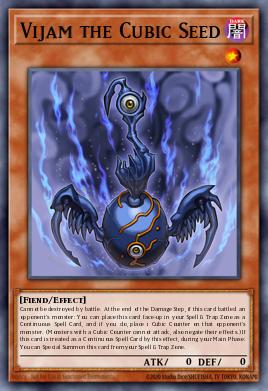Vijam the Cubic Seed Yu-Gi-Oh card