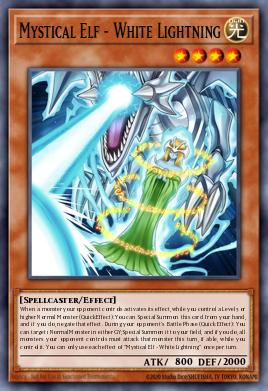 Mystical Elf - White Lightning Yu-Gi-Oh card