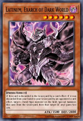 Latinum, Exarch of Dark World Yu-Gi-Oh card