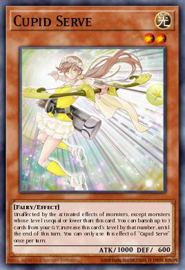 Cupid Serve Yu-Gi-Oh card