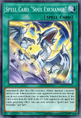 Spell Card "Soul Exchange" Yu-Gi-Oh card