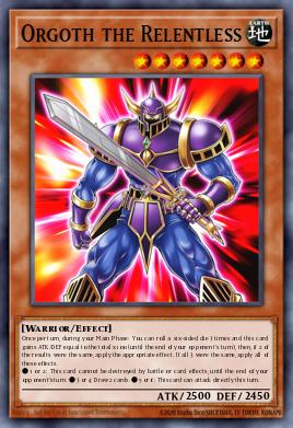 Orgoth the Relentless Yu-Gi-Oh card