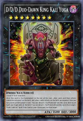 D/D/D Duo-Dawn King Kali Yuga Yu-Gi-Oh card