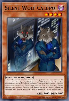 Silent Wolf Calupo Yu-Gi-Oh card