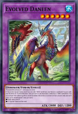Evolved Daneen Yu-Gi-Oh card