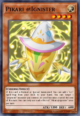 Pikari @Ignister Yu-Gi-Oh card