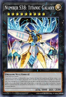 Number S38: Titanic Galaxy Yu-Gi-Oh card