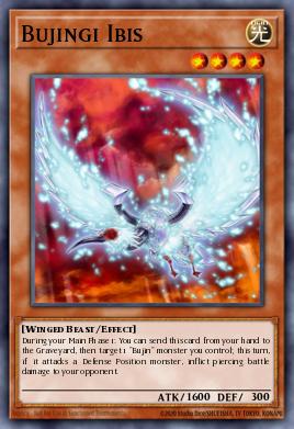 Bujingi Ibis Yu-Gi-Oh card