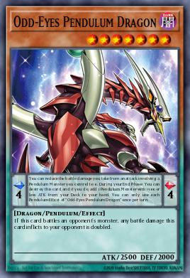 Odd-Eyes Pendulum Dragon Yu-Gi-Oh card