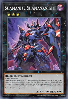 Shamanite Shamanknight Yu-Gi-Oh card