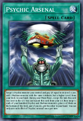 Psychic Arsenal Yu-Gi-Oh card
