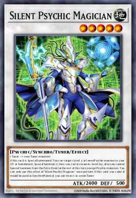 Silent Psychic Magician Yu-Gi-Oh card