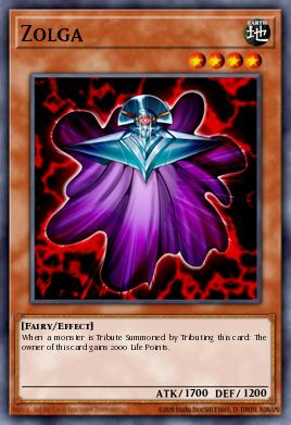 Zolga Yu-Gi-Oh card
