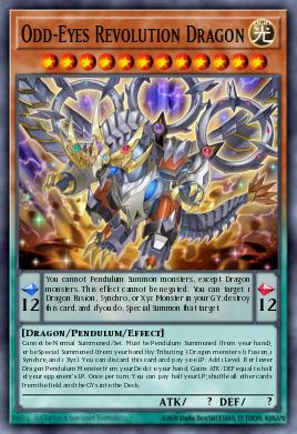 Odd-Eyes Revolution Dragon Yu-Gi-Oh card