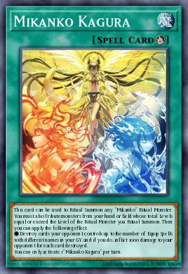 Mikanko Kagura Yu-Gi-Oh card
