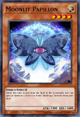 Moonlit Papillon Yu-Gi-Oh card