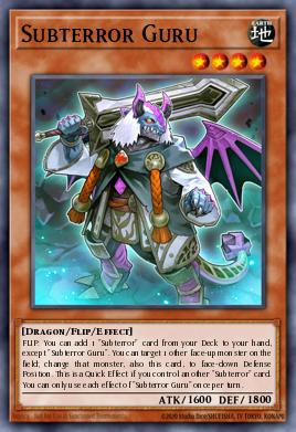 Subterror Guru Yu-Gi-Oh card
