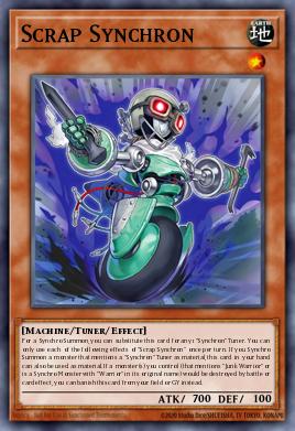 Scrap Synchron Yu-Gi-Oh card