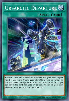 Ursarctic Departure Yu-Gi-Oh card