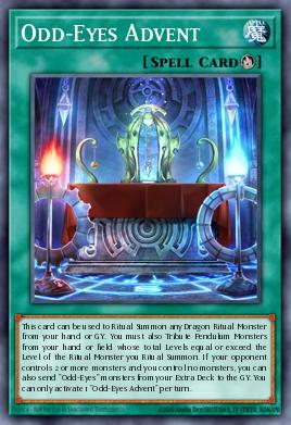 Odd-Eyes Advent Yu-Gi-Oh card