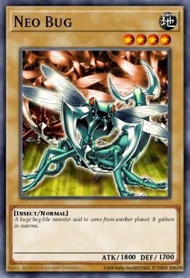 Neo Bug Yu-Gi-Oh card