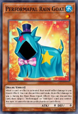 Performapal Rain Goat Yu-Gi-Oh card