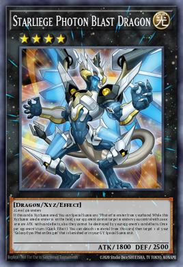 Starliege Photon Blast Dragon Yu-Gi-Oh card