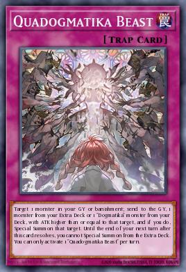Quadogmatika Beast Yu-Gi-Oh card